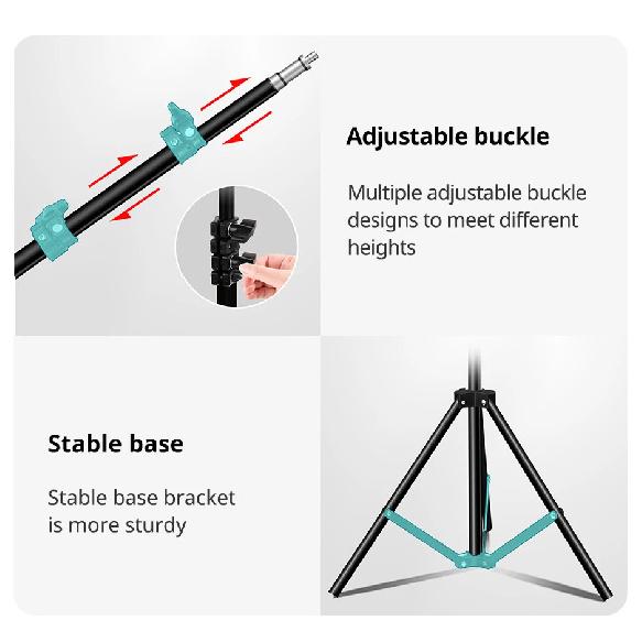 Xnyocn Tripod Floor Tablet Stand Adjustable Holder Mount Support for iPad Air Pro 12.9 Mini Xiaomi 4-13 Inch Lazy Holder Bracket
