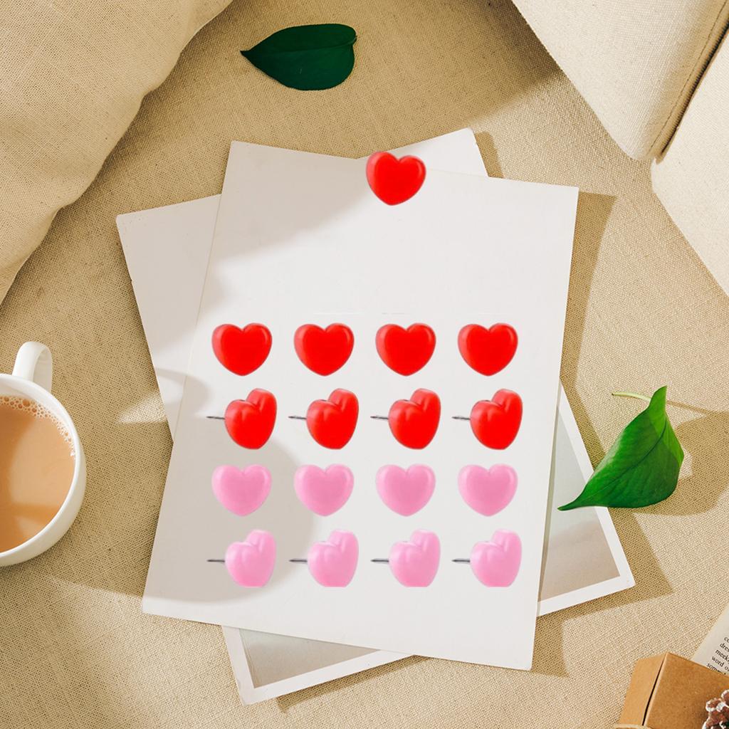 100 ks Mapové špendlíky ve tvaru srdce Srdíčkové špendlíky Dekorativní špendlíky Praktické mapové špendlíky Špendlíky na plakáty pro mapy světa Korkové tabule