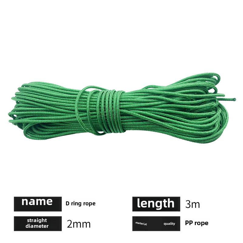 

Стійкий до розривів багатоколірний 3-метровий D-кільцевий мотузок для стрільби з лука та стріл високої щільності зелений