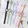 South East Asia Dopamine Quartz Ladies Watch Simple Diamond Silicone Watch Women'S Watch