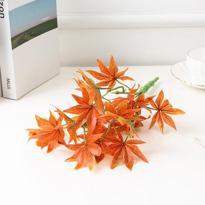 1 Bunch Realistic Artificial Plants Flowers, Small Potted Flower Arrangement Outdoor Partition Fence Wedding Decoration Leaves