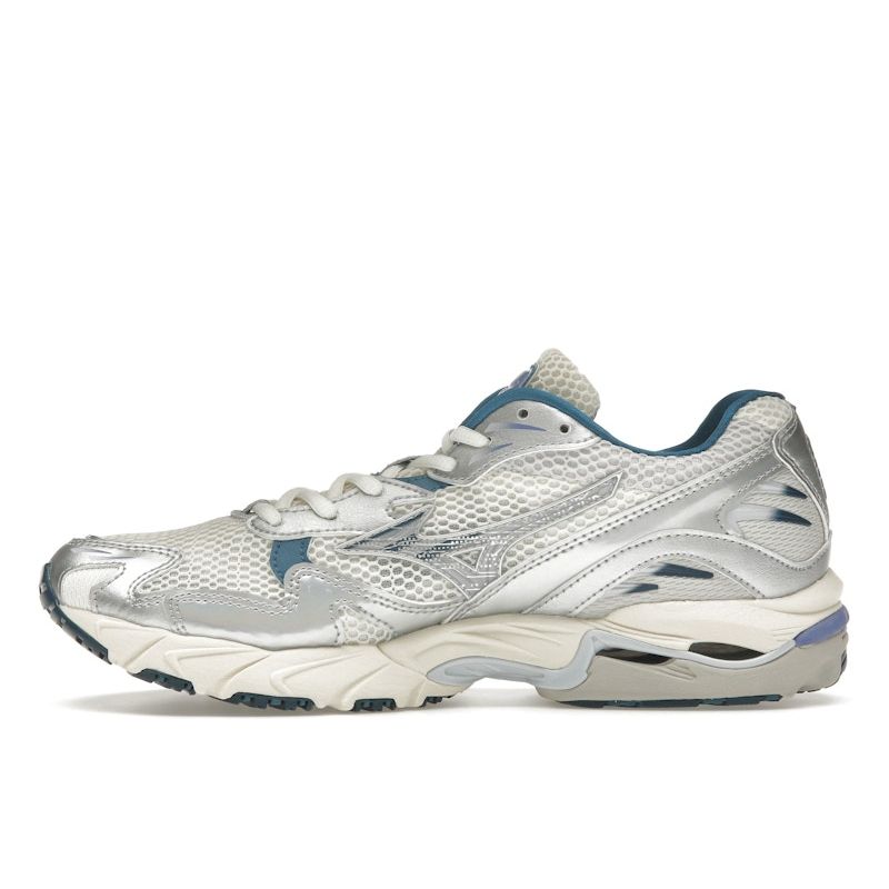 Mizuno Unisexové tenisky Wave Rider 10 Arctic Ice Sněhově bílá Stříbrná D1GA243101