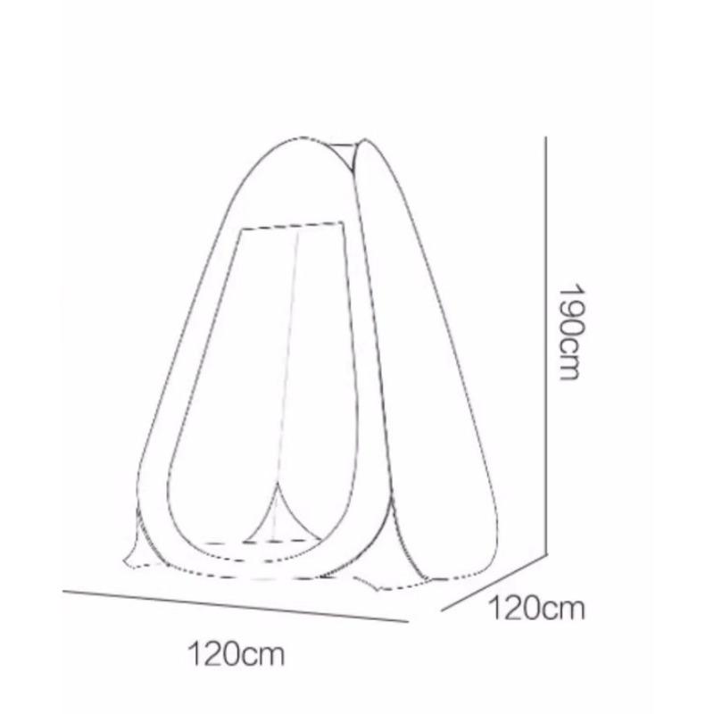 1pc Outdoor Bathing Tent Portable Outdoor Toilet Tent Changing Shower Bathing Tent Clothes Changing Cover No Setup Quick Start