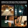 LED Solar Camping Lights Waterproof Rechargeable Emergency Lamp Foldable Long Battery Life Outdoor Lighting