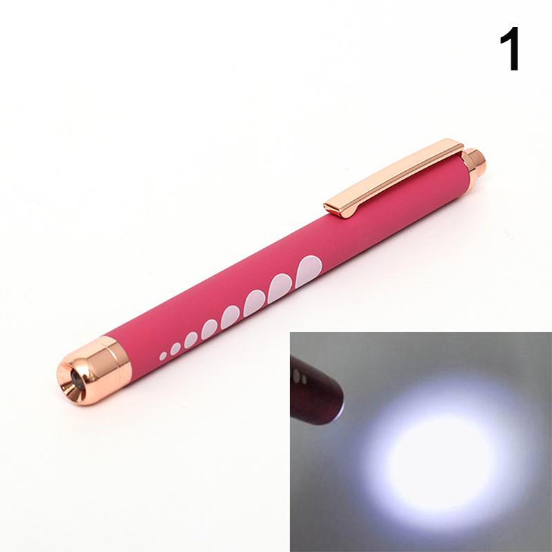 Mini Medical Pen Light Portable LED Flashlight Mini Torch White Yellow Light For Doctor Nurse Diagnosis Measurements Penlight