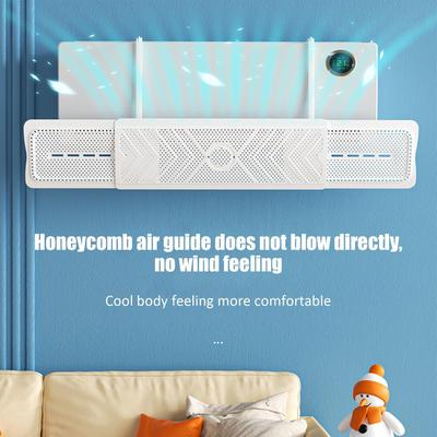 Air Conditioner Air Deflector Wall Mounted AC Wind Cover No Drill Air Conditioner Deflector for Bathroom Bedroom Workplace