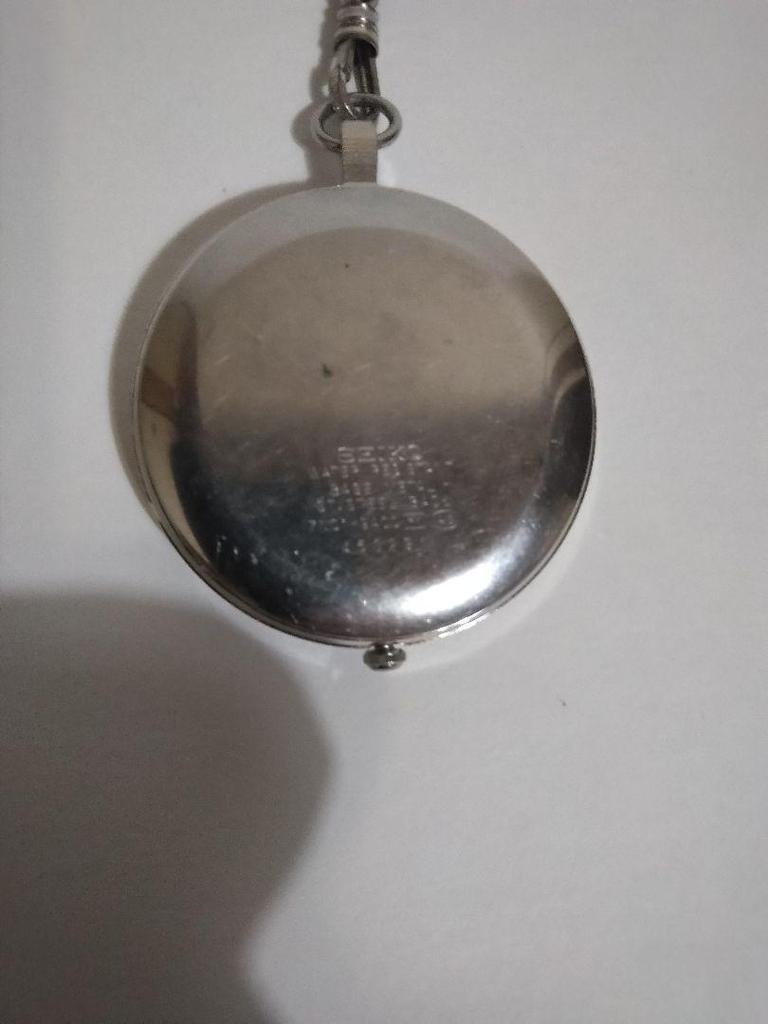 [USED] SEIKO pocket watch silver
