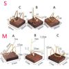 Walnut Base Ores Agate Rocks Home Decoraition Display Holder Mineral Stand Wood Support Base Rack