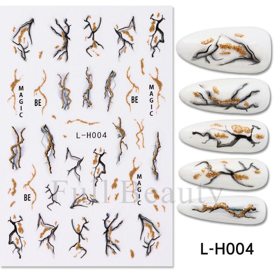 New nail art stickers ins Halloween cute flowers ghost mirror ghost bat adhesive nail stickers