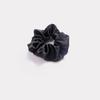 Korean Puff Hair Loop Crystal Satin Hair Scrunchie Fashion Ruffle Headband  for Meatball Head
