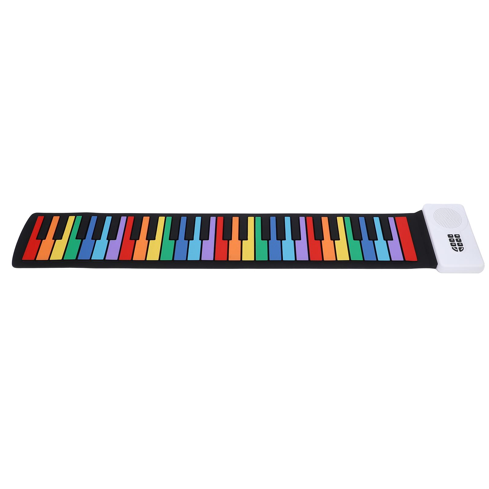 

Portable Electronic Piano 49-Key Flexible Keyboard with Speakers for Beginners
