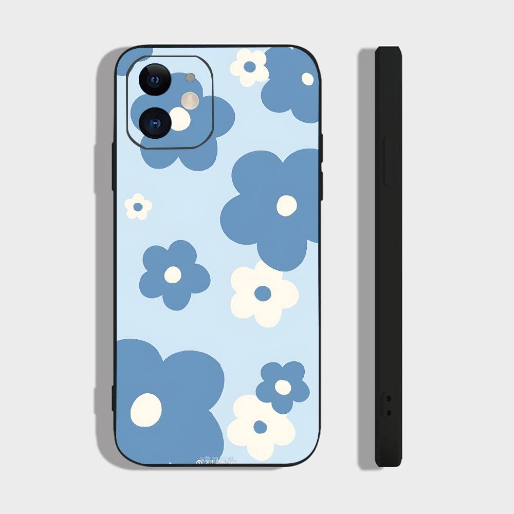 Flower Art For Iphone 17 Air 16 Pro Max 15 14 13 Full Cover Anti-Shock MagSafe Cover
