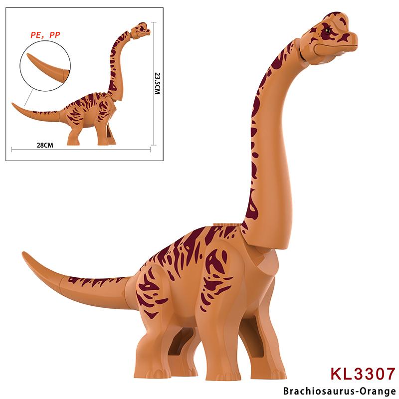 2025 New Jurassic Dinosaur Titanosaurus Animals DIY Assembly Blocks brachiosaurus Building Block Set Block Bricks Kid Dino Toys Playsets For Children