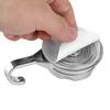 3 PCS Silver Suction Cup Hook Durable Robe Hook Convenient Towel Hook  Flat Smooth Surface