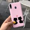 Cute Cartoon Cover For Samsung Galaxy M20 Phone Case For Samsung M20 2019 Soft Cover for Samsung Galaxy M20 M 20 SM-M205F Bumper
