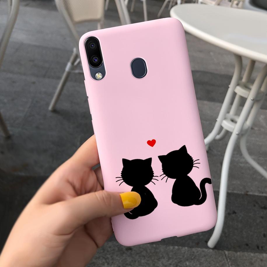 Cute Cartoon Cover For Samsung Galaxy M20 Phone Case For Samsung M20 2019 Soft Cover for Samsung Galaxy M20 M 20 SM-M205F Bumper