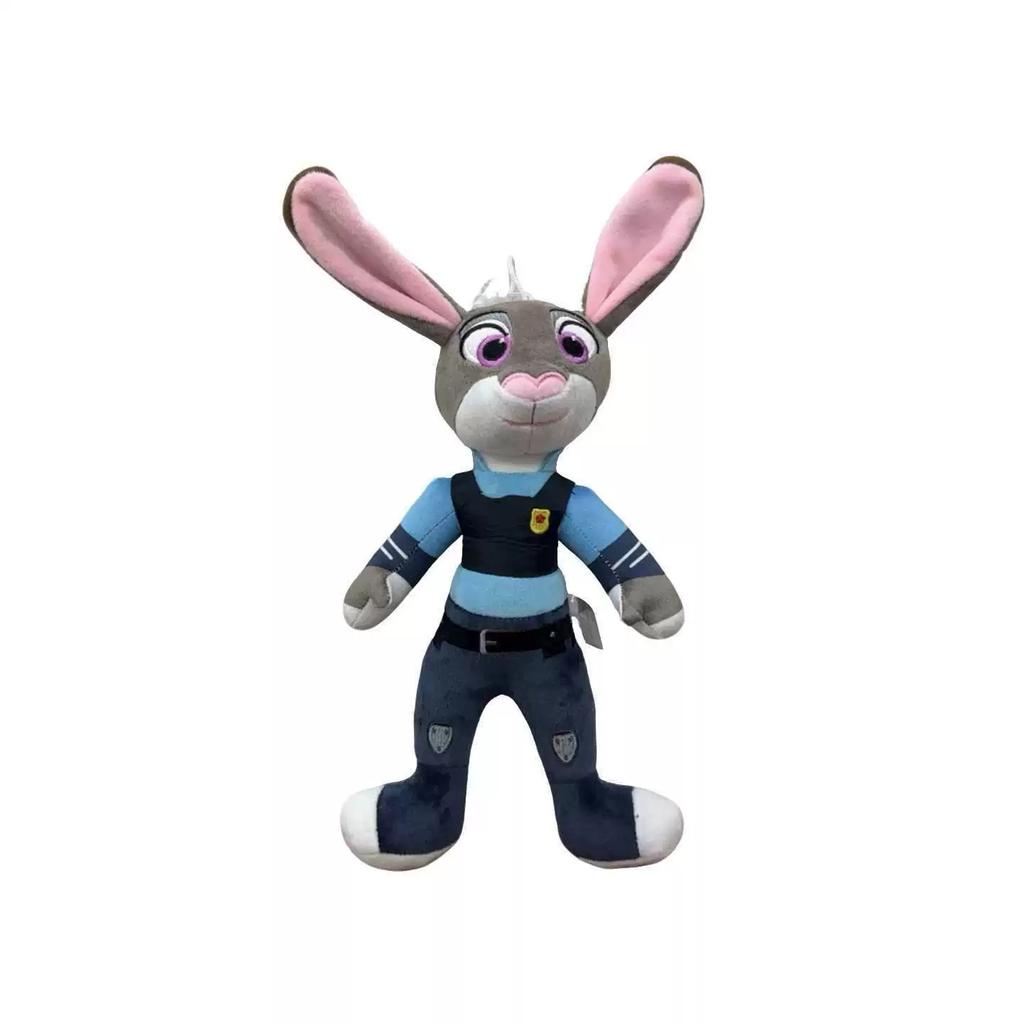 40Cm Kawaii  Zootopia Nick Wilde Judy Hopps Plush Doll Toy Anime New Sofa Room Decoration Children'S Birthday Gift