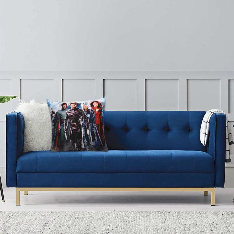 Benutzerdefinierte Luxus Disney X-Men Marvel Film Kissenbezug für Sofa Polyester Kissenhülle Heimdekoration