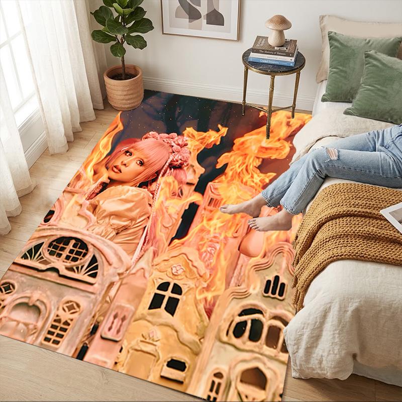 Fire Fantasy Living Room Nonslip Area Rug Soft Carpet For Bedroom Game Playroom Sofa Office Home Decor Doormat Christmas Gift C926165