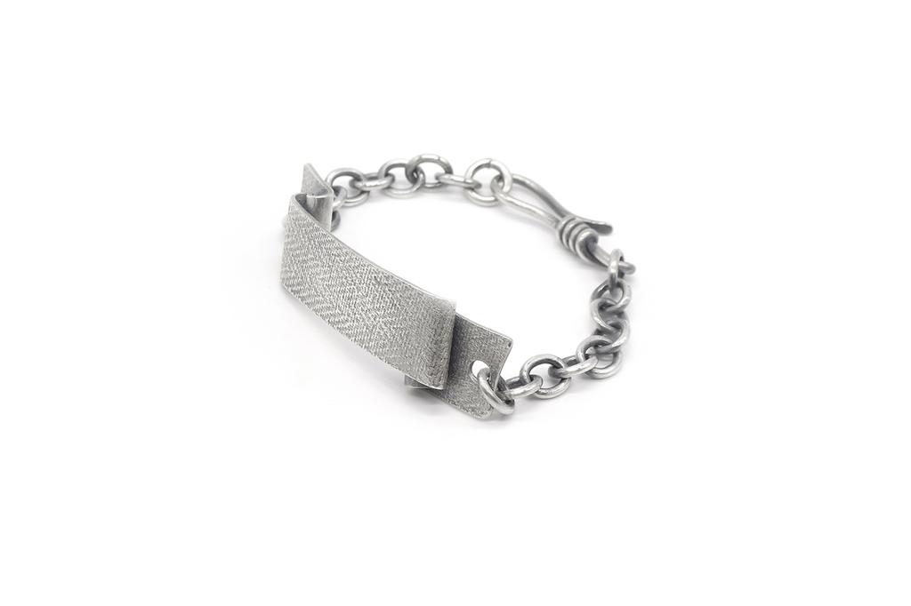 Oddcollet [Silver925]Scroll Chain Bracelet (L)