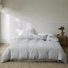 100% Washed Cotton Duvet Cover Minimalist Striped Bedding Set for Single Queen King Size Bed Home Textile 200TC INS Quilts Cover