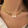 17KM Gothtic Gold Multilayer Snake Heart Necklace For Women Bohemian Animal Green Beads Chain Necklaces