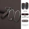 Zinc Alloy Leather Car Key Case for Volvo XC90 XC70 S80 S60 S40 V70 V50 C30 C70 5 Buttons Remote Cover Shell Keychain Accessorie