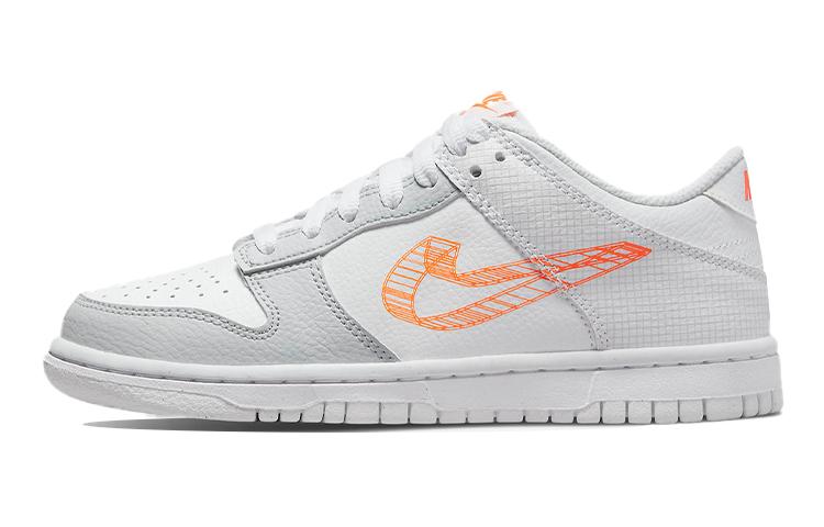 

Nike Dunk Low SE 3D Swoosh Pure Platinum Total Orange GS DR0171-100 36