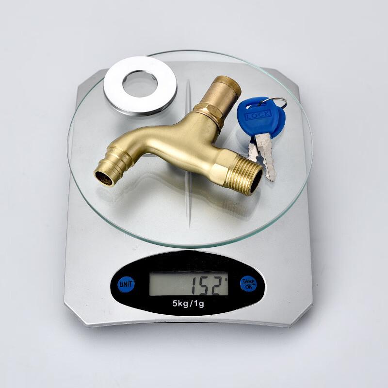 TLXT Brass Anti-theft Washing Machine Faucet