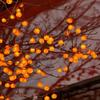 Persimmons String Light Waterproof Battery Operated Artificial Fruit Lights for Outdoor Garden Christmas Tree Decor