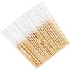 60 Count Cotton Swabs Soft Tip Wooden Handles Multipurpose Thicken Safety Long Cotton Tipped Applicators 8cm