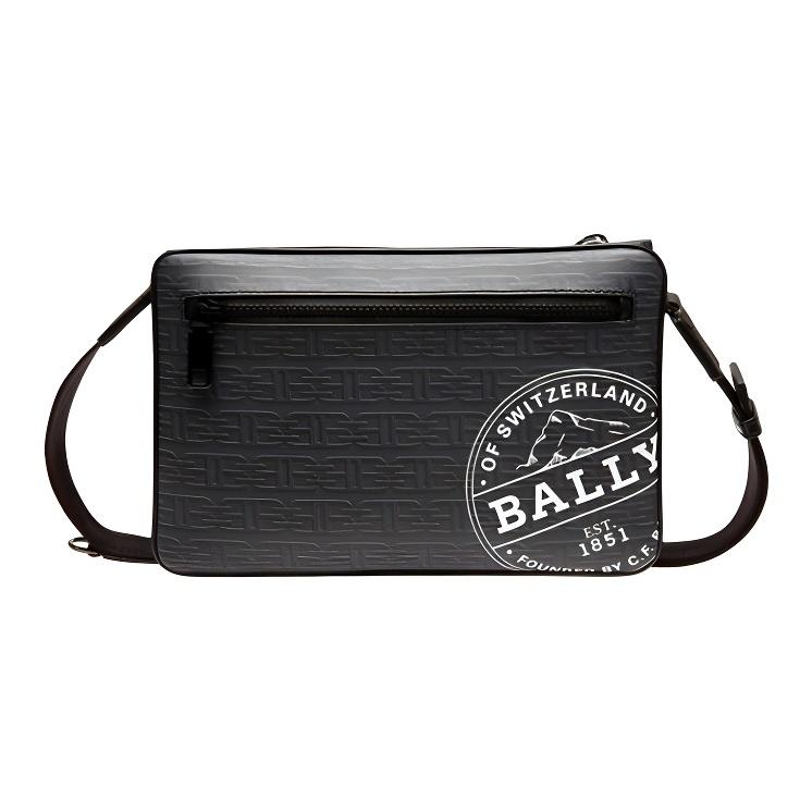 

Bally Silvar.Sbc Logo Print Two-In-One Canvas Tote Crossbody Bag Men Bags Black 6236811 Basic Set (Bag+Dust Bag)