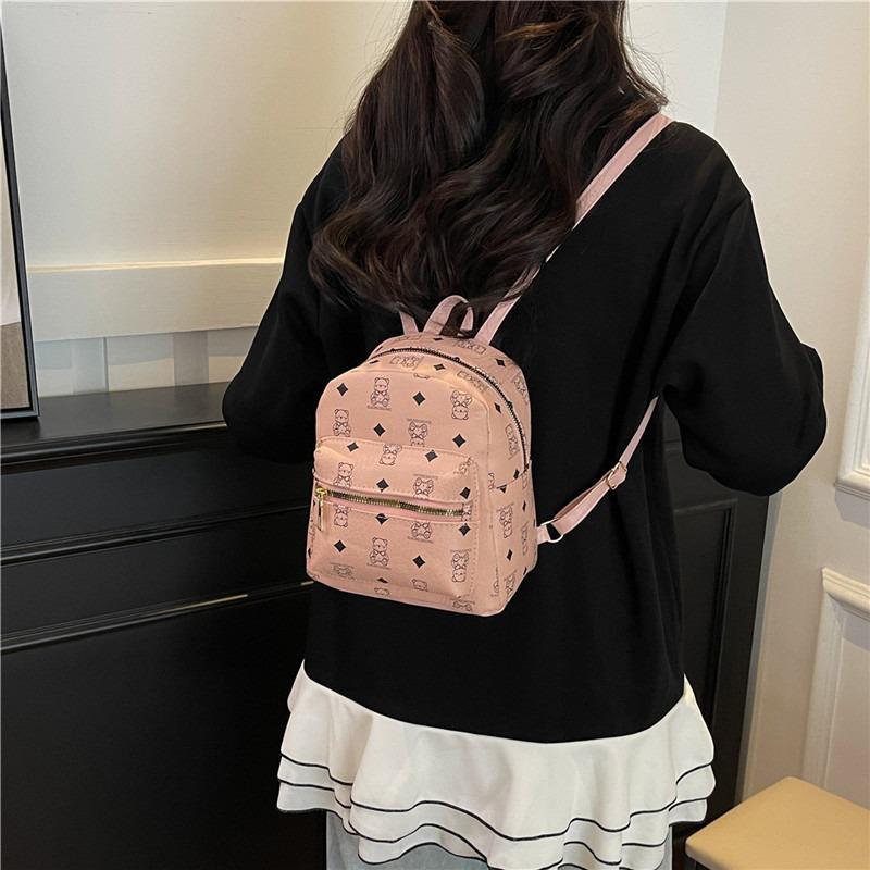 New Fashion Trend Casual Versatile Backpack Beautiful Commuter Student School Bag Ladies Bag