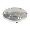 Universal Horn Button Modified Styling Chrome Wooden Steering Wheel Horn Button PCD 70mm Horn Center Cover Without Label Silver