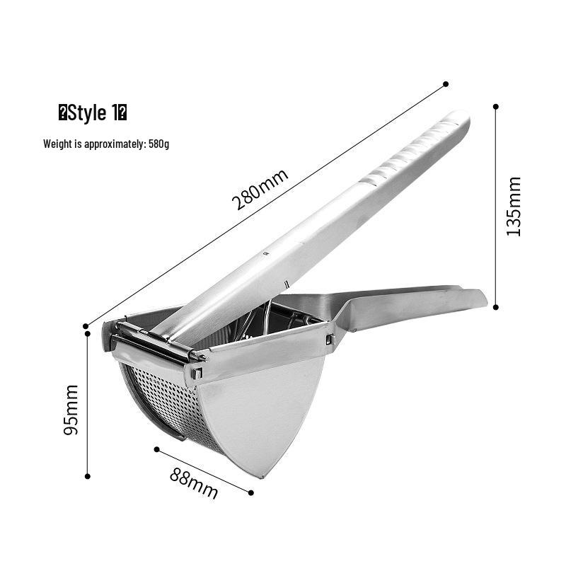 

Stainless Steel Potato Masher & Lemon Juicer Kitchen Tool