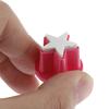 5Pcs Plastic Cookie Cutter Cake Mold Star Button Plum Heart Biscuit Sugarcraft