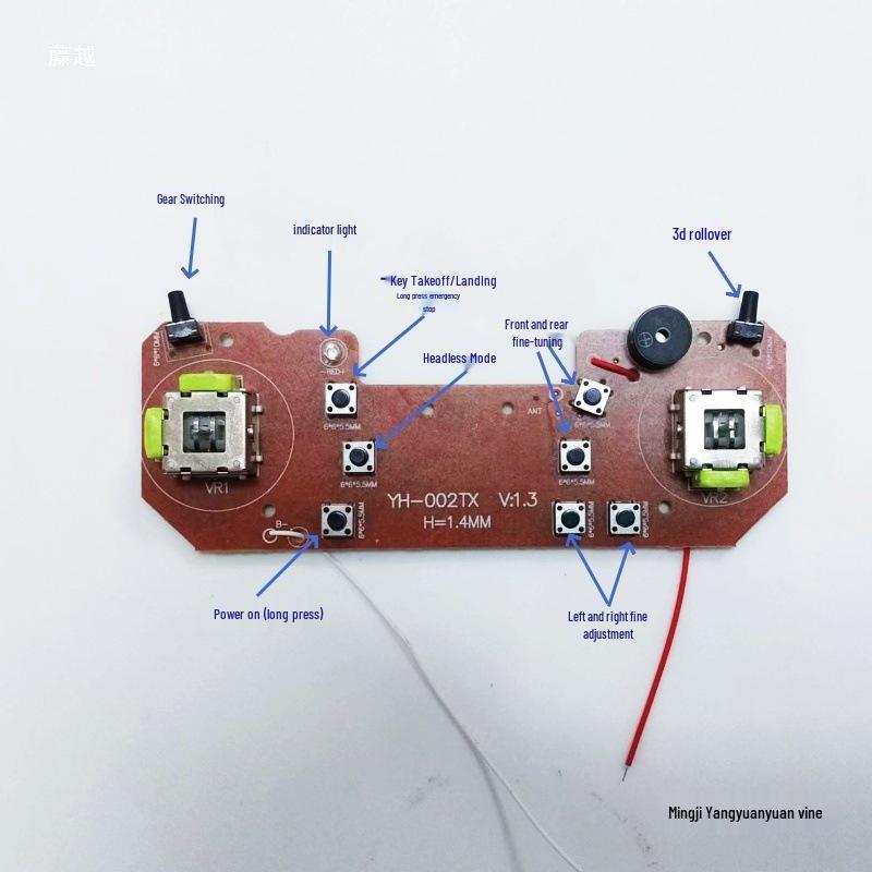 Handgefertigter DIY Quadcopter Drohne Fernsteuerung Platine Kit mit Ersatzteilen