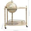 Armoire à vin - VIDAXL - Globe - Bois massif - Vert et blanc - 70x45x88 cm
