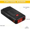 12V 1500A 6000mAh Multi-Function Portable Car Battery Jump Starter Power Bank Charger and Jumper