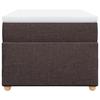 Maison Exclusive - Sommier à lattes de lit avec matelas Marron foncé 100x200 cm