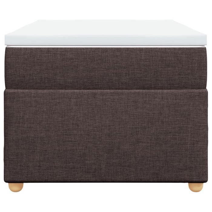 Maison Exclusive - Sommier à lattes de lit avec matelas Marron foncé 100x200 cm