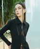 Latizen L9 Cutout Collar Top(Black)