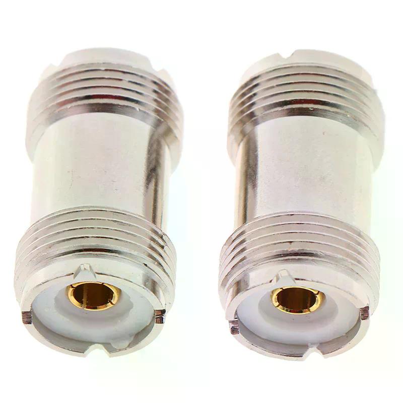 SO-239 UHF Female To Female RF Coax Cable Adapter Connector Plug For PL-259