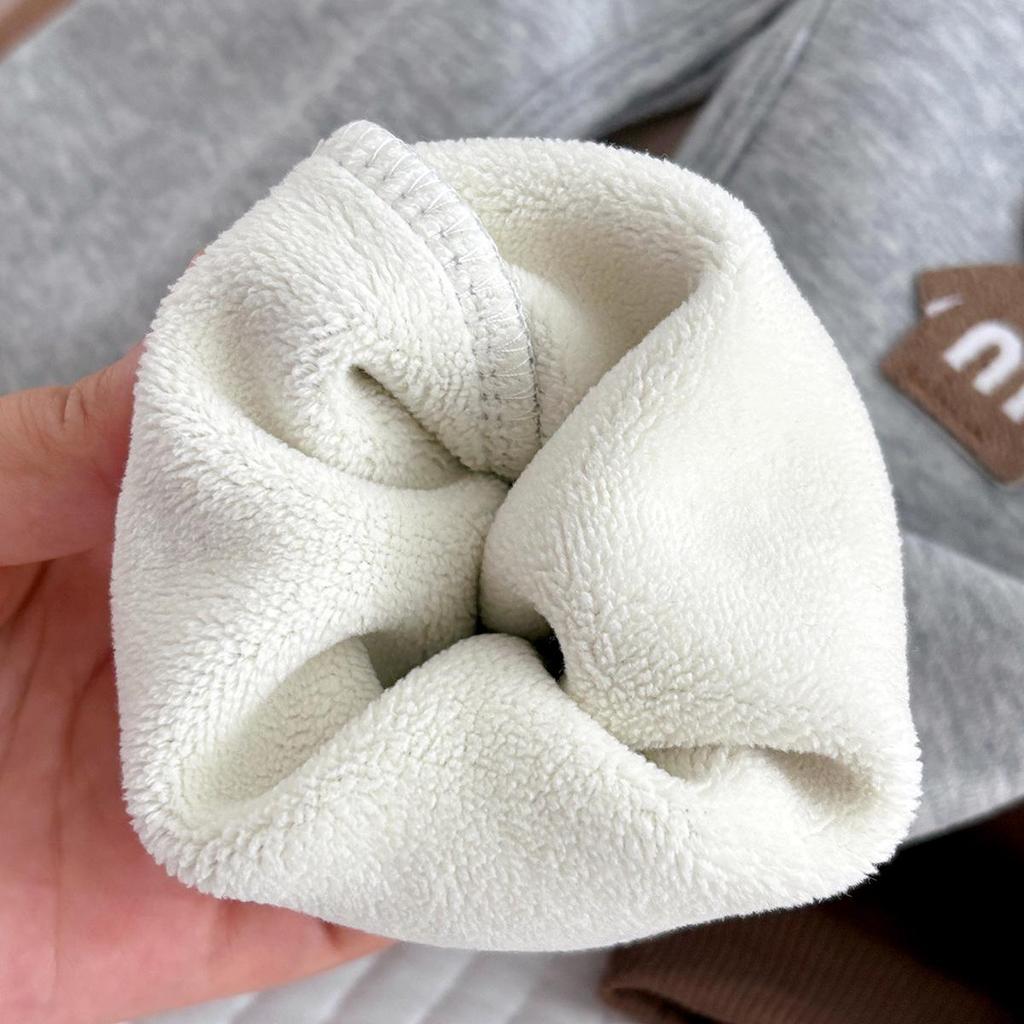 Kleinkind & Kleinkind Schrittoffene Fleecehose - Warme Thermokleidung für Herbst/Winter für Jungen & Mädchen