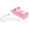 Teddy Bear Projector for Drawing Handy Projector 48 Slides Lanyard Stand - Pink