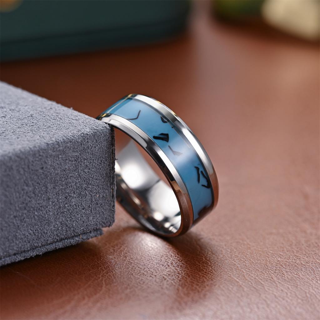 1Pc Fashionable, Simple and Versatile Titanium Steel Ring, A Ring Suitable for Men and Women