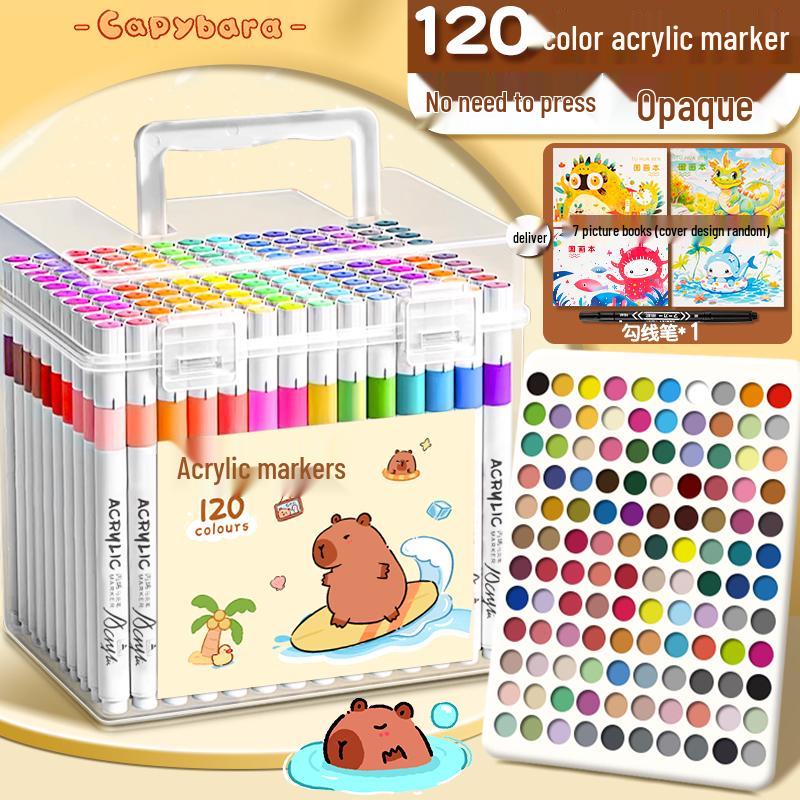 Acrylmarker & Waschbare Buntstifte für Kinder - Kunstbedarf für Grundschule & Kindergarten