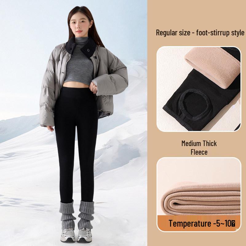 

2025 Winter Women s Plus Velvet Thick Warm Slimming & Hip Lifting Pants for Extreme Cold One Size