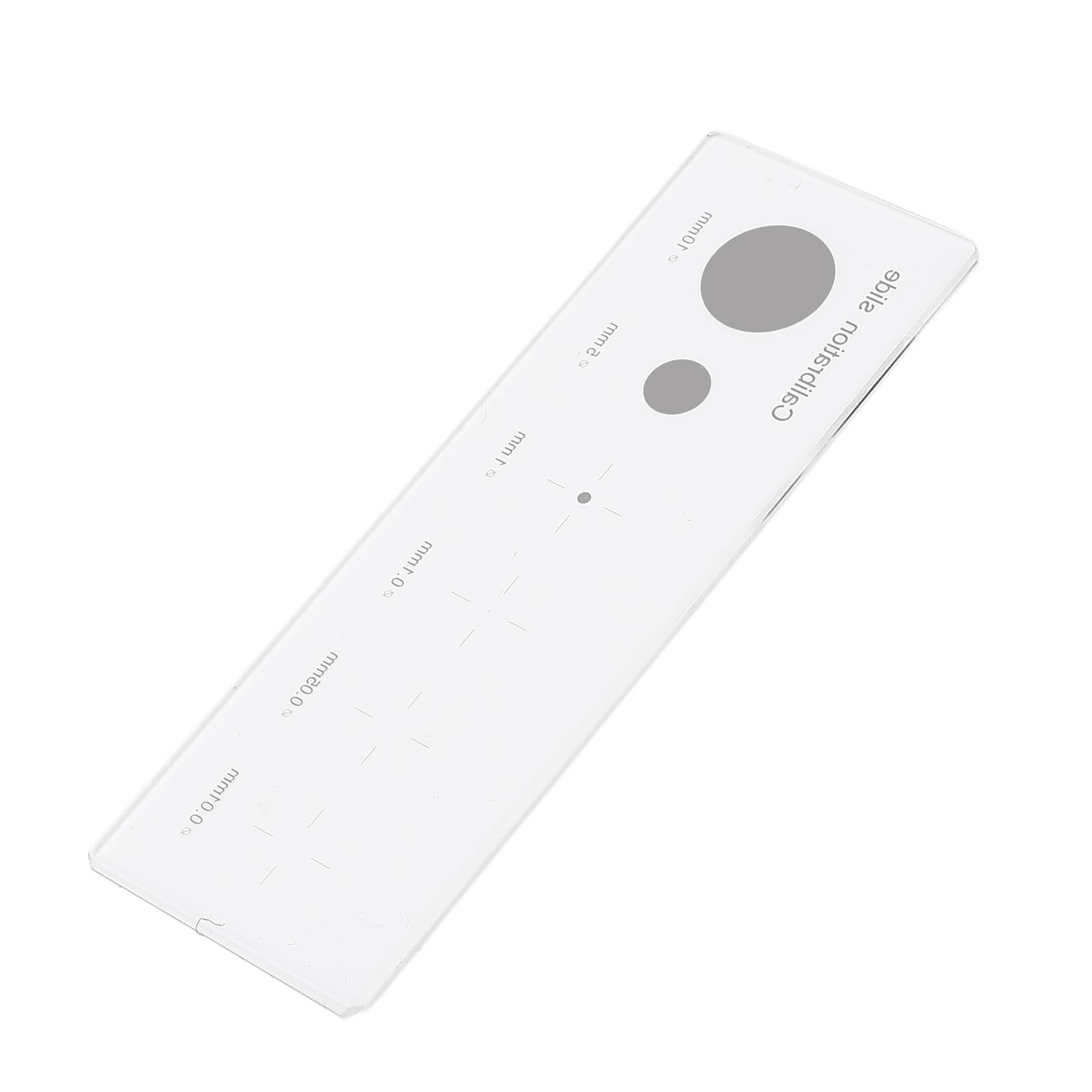 

Dot Crosshair Microscope Camera Slide Multifunctional Plate Reticle Accurate Calibration Slide Ruler Stage Accurate Microscope Calibration Sheet in
