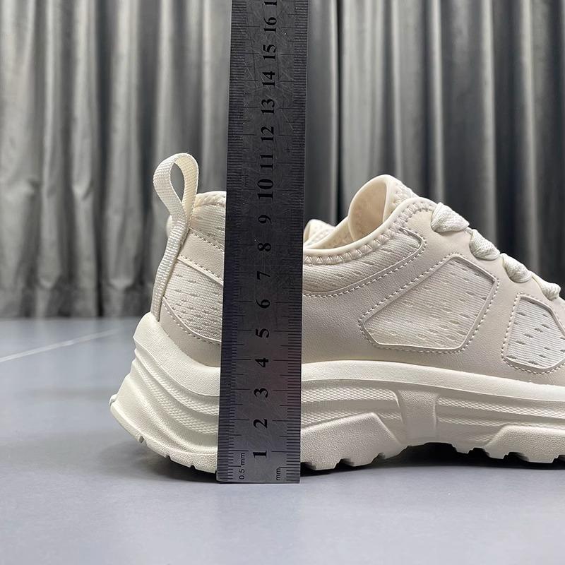 Mesh Casual Shoes Women's Summer New Round Head Thick Sole Light and Breathable Fashion Versatile Sports Shoes